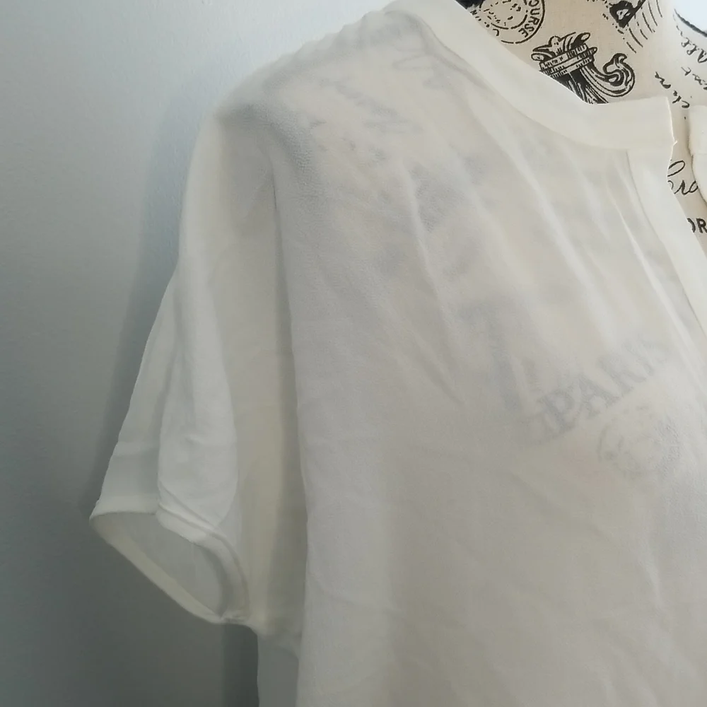 Bishop + Young white blouse size medium